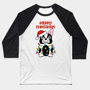 Merry Christmas Dog Baseball T-Shirt